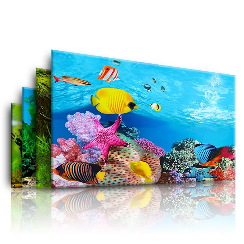 Aquarium Fish Background - Fundo para aquário 3d adesivo cartaz