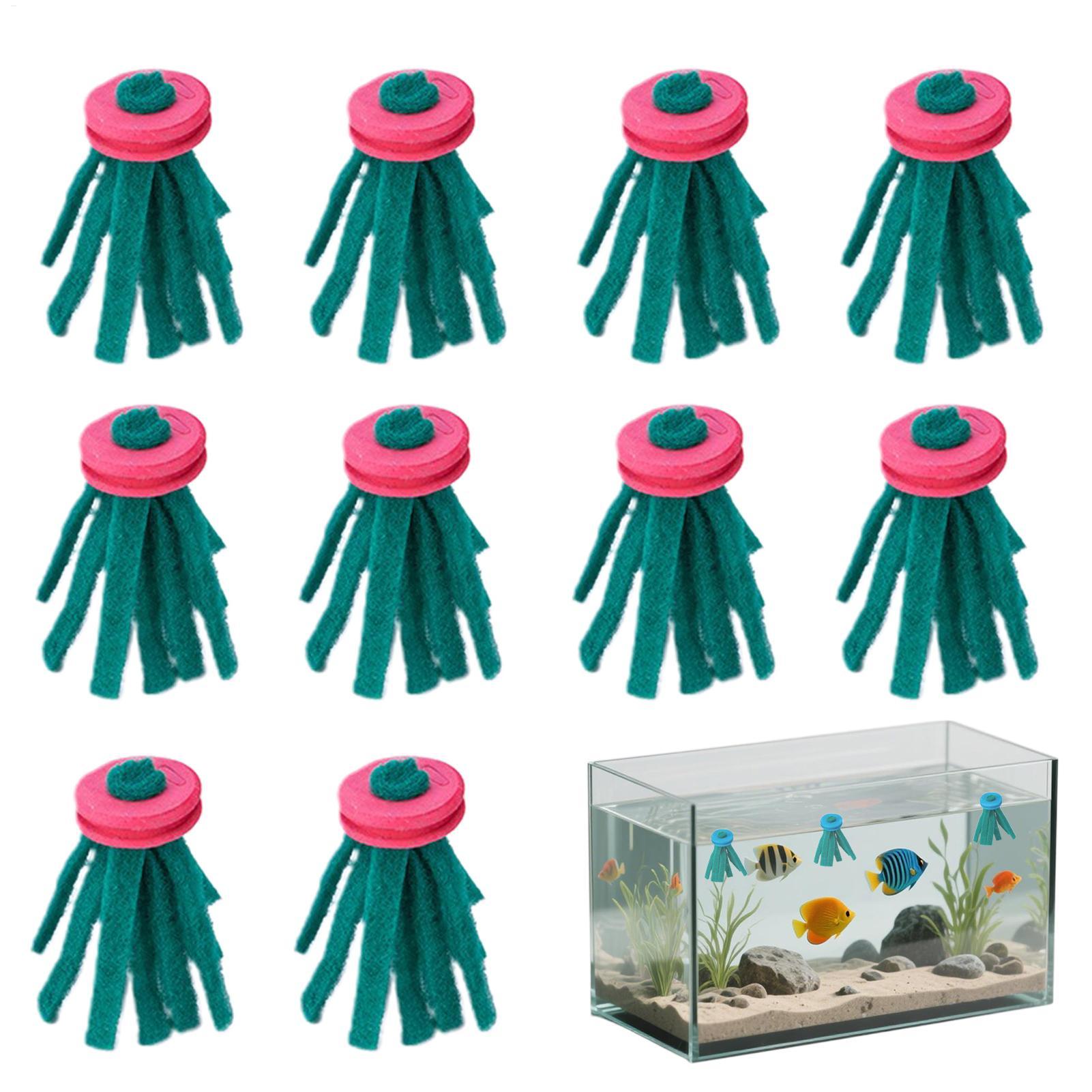 Aquarium Fish Eggs - 10 Peças Mop Decorativo para Aquário,
