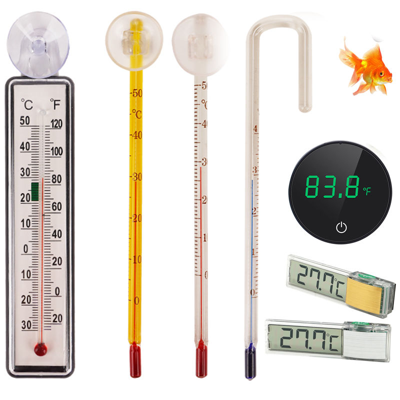 Aquarium Thermometer - Termômetro Digital para Aquário com Ventosa,