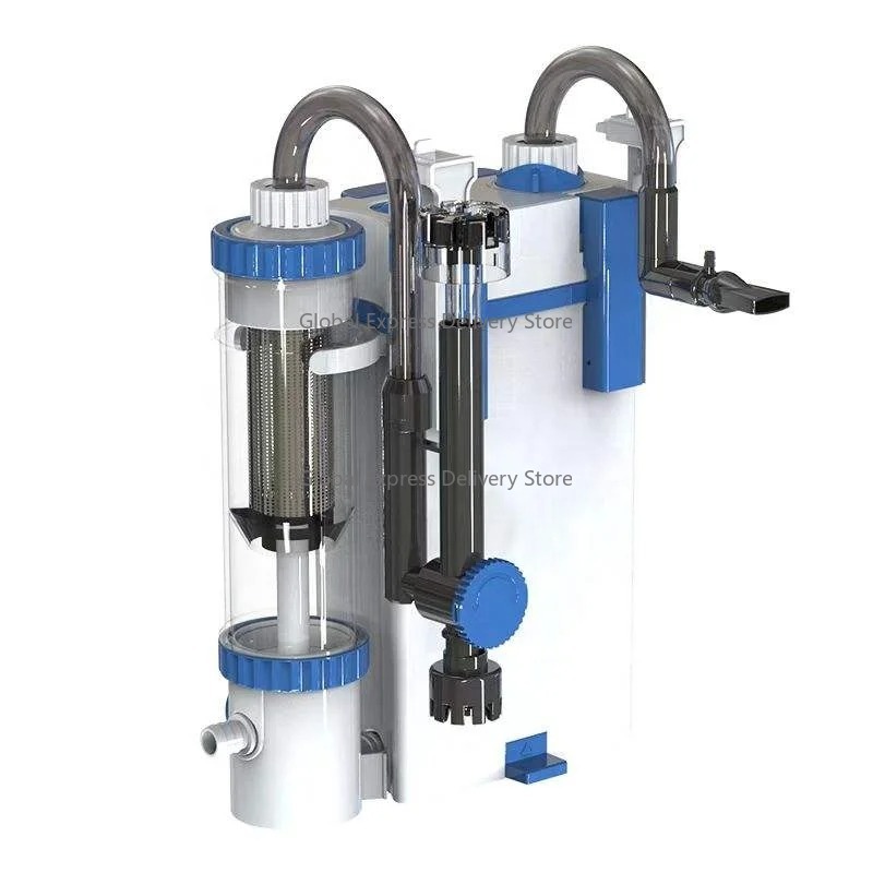 Aquarium Fish Waste Collector - 3 em 1 pendurado na parte