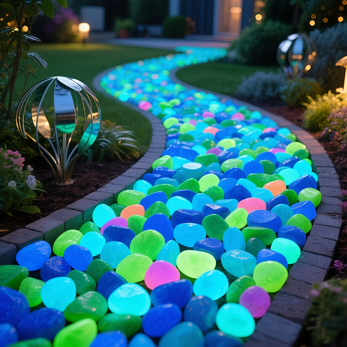 Pedras Luminosas Coloridas de  - Aquarium Fish Fishing avaliação e preço