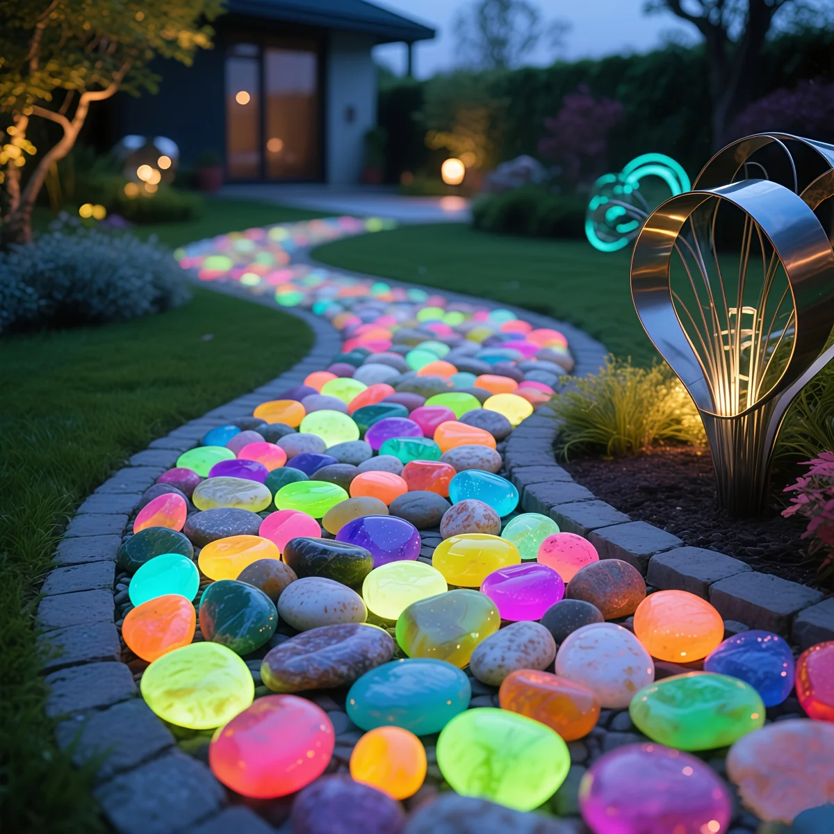 Pedras Luminosas Coloridas de  - Aquarium Fish Fishing avaliação e preço