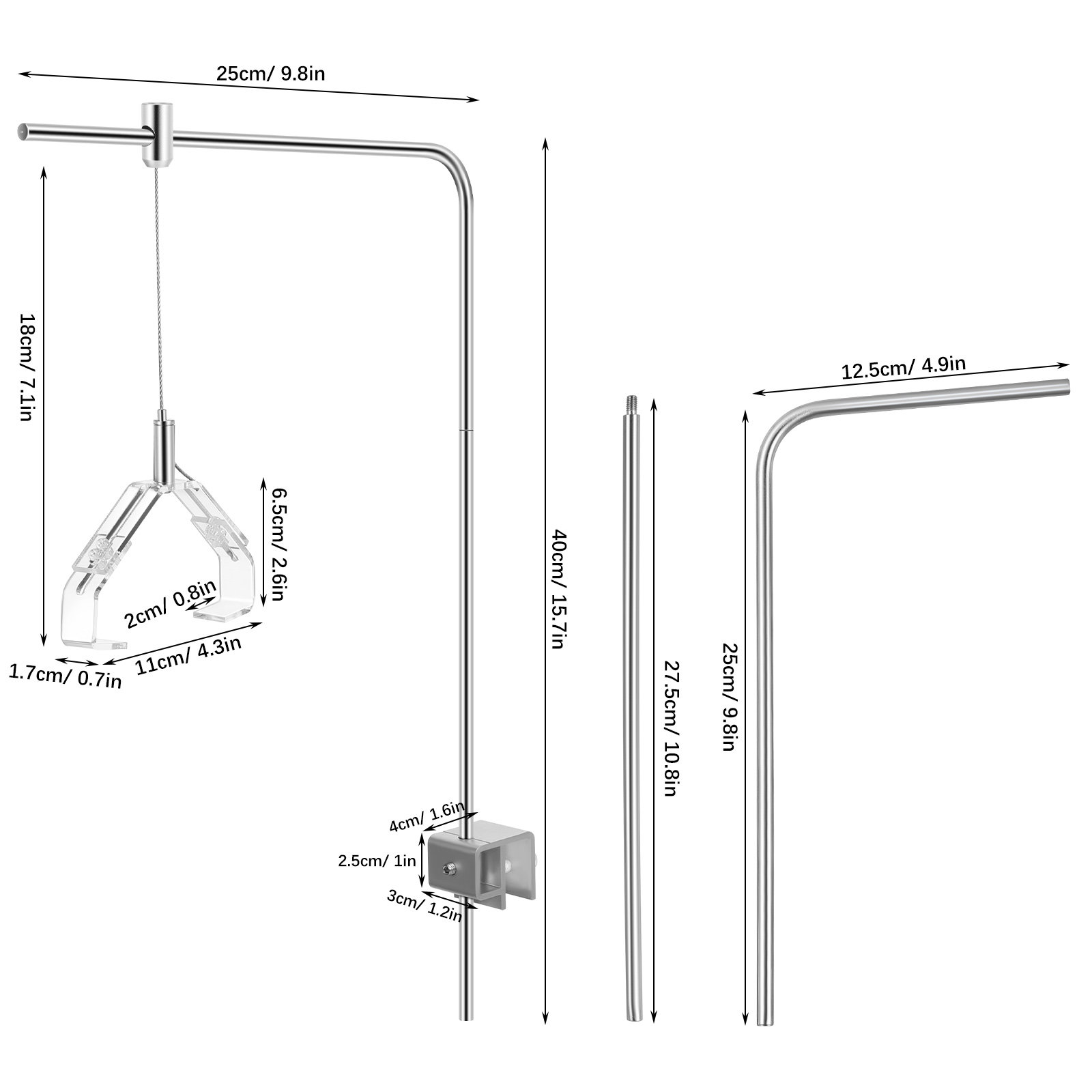 Suporte para lâmpada de aquári - Aquarium Fish Lamp avaliação e preço