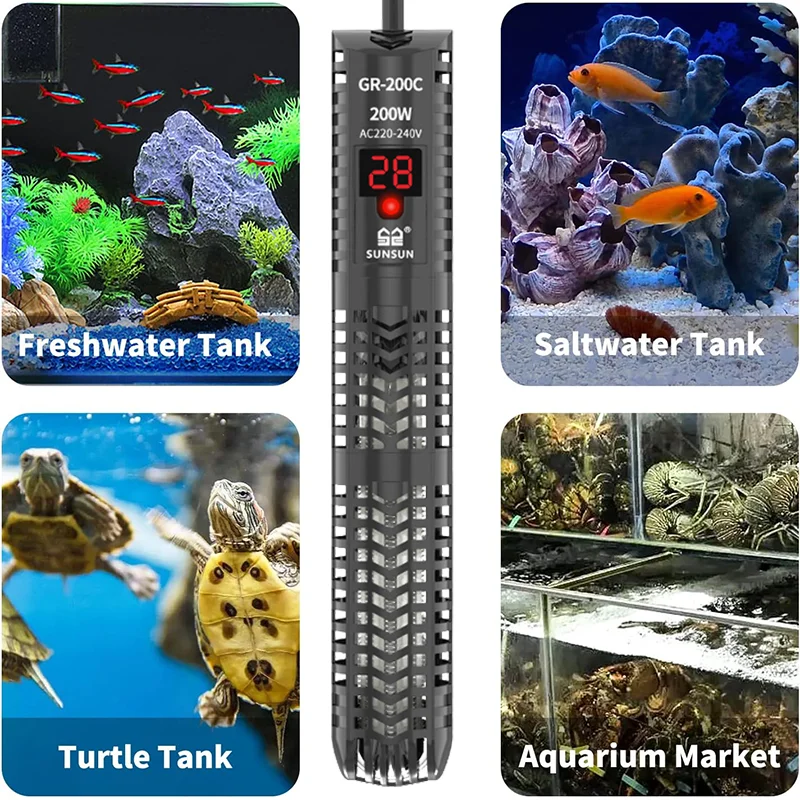 Aquários aquecedor submersível - Aquarium Thermometer avaliação e preço