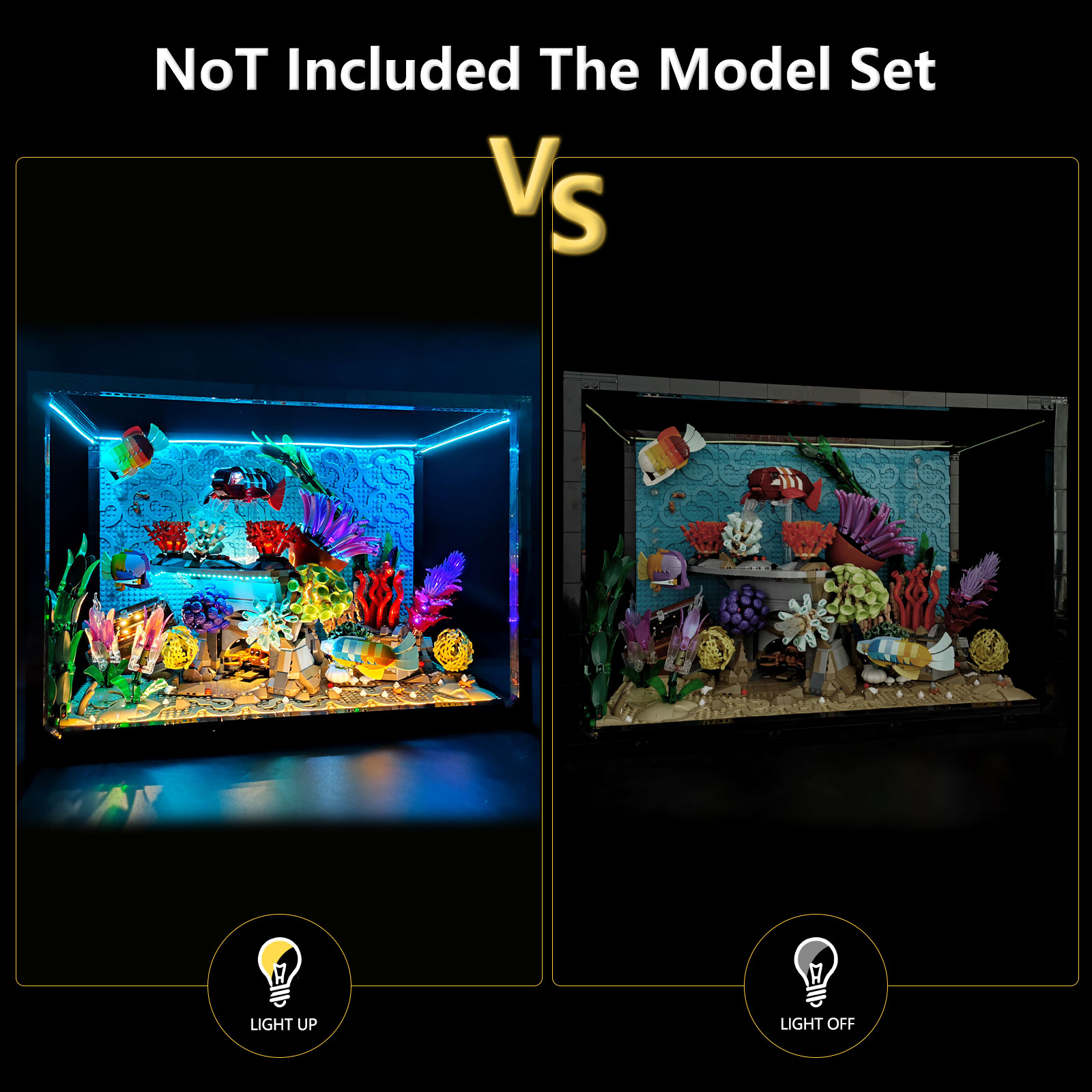 LYBMTWF Kit de iluminação LED  - Aquarium Fish Lamp avaliação e preço