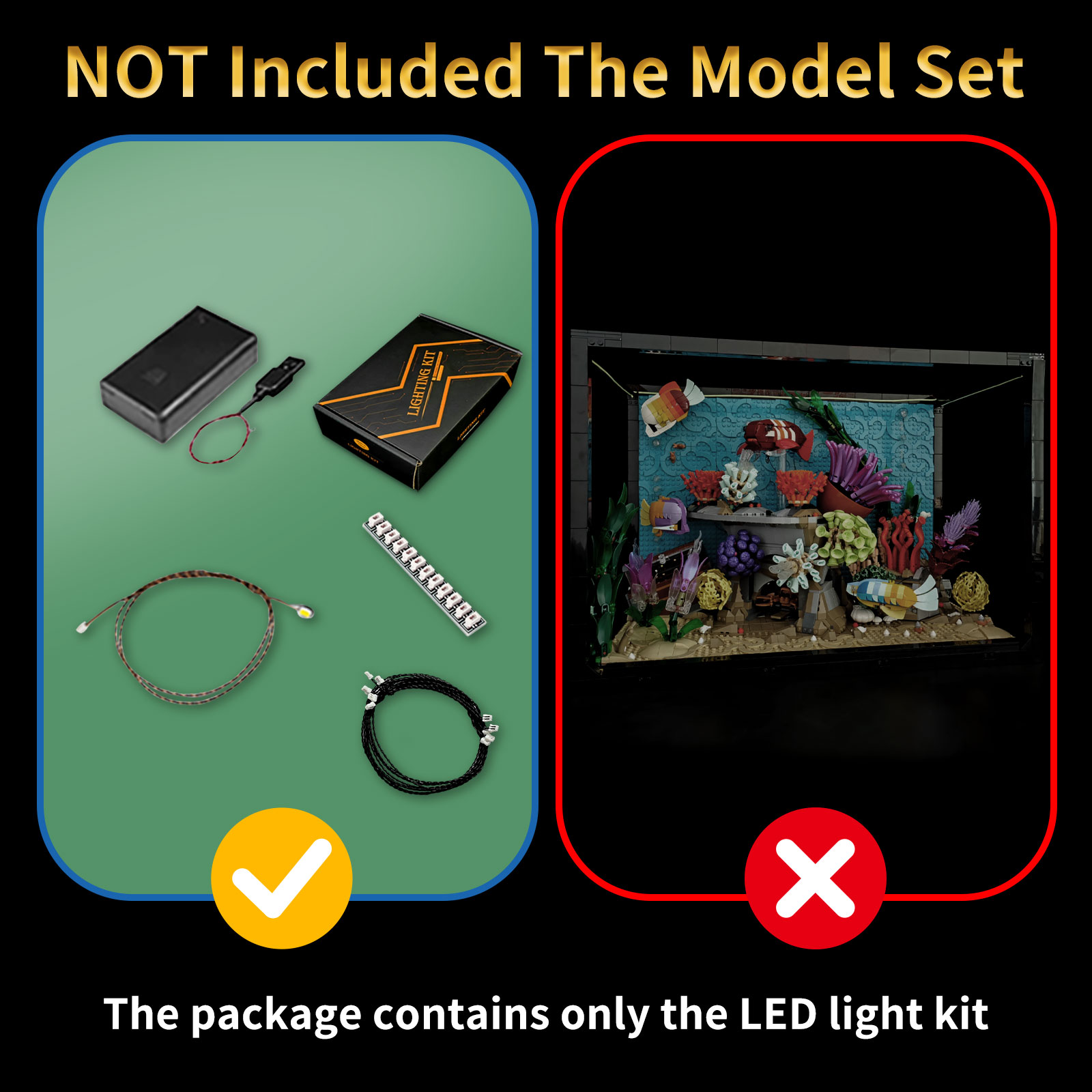 LYBMTWF Kit de iluminação LED  - Aquarium Fish Lamp avaliação e preço