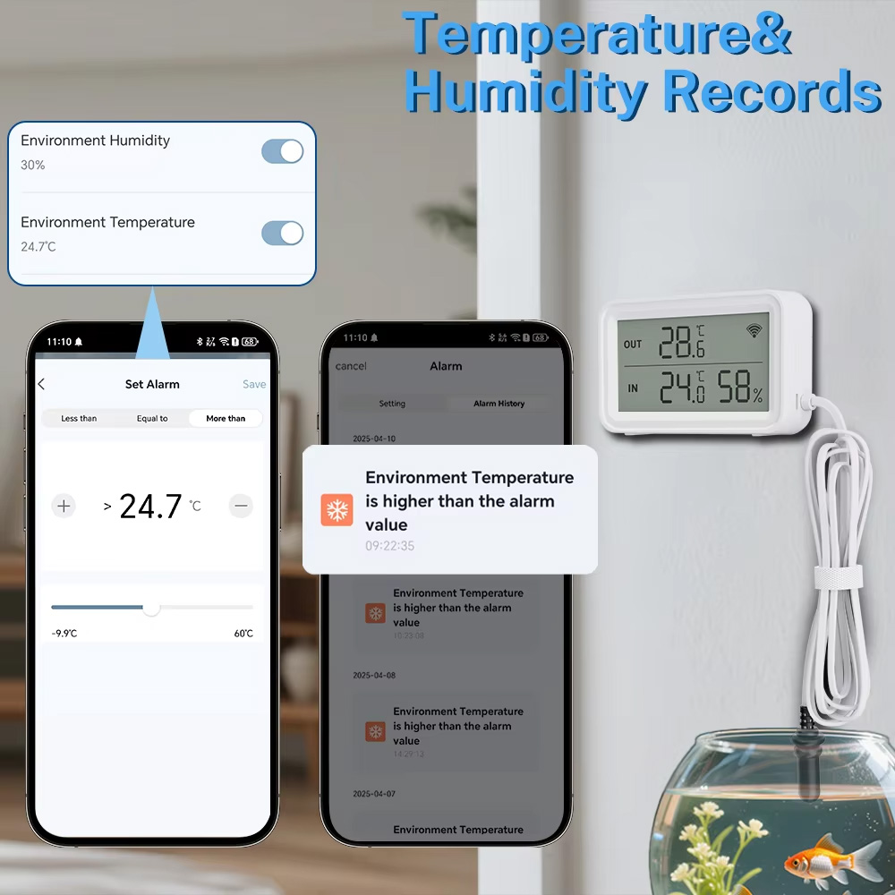 Sensor de Temperatura e Umidad - Aquarium Thermometer avaliação e preço