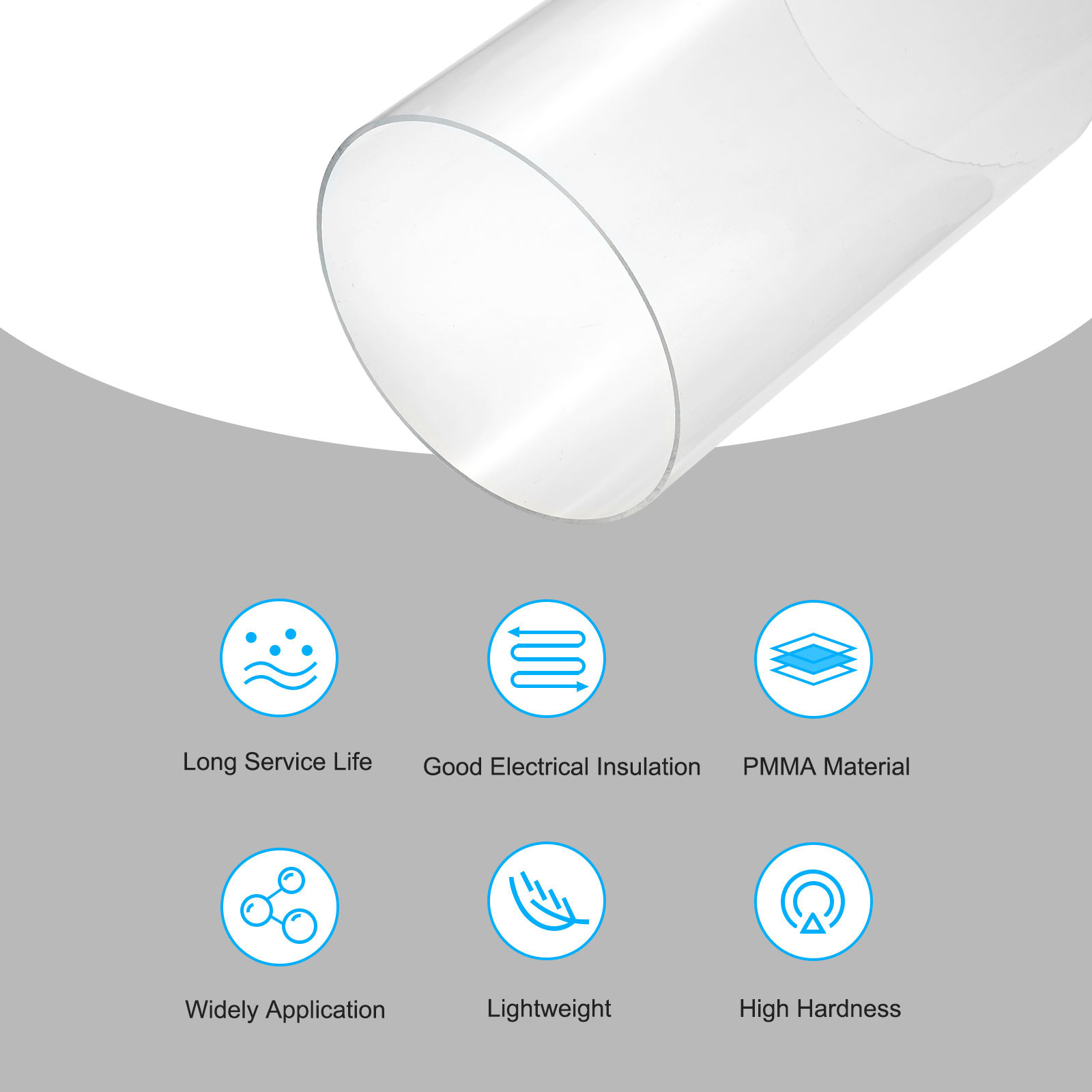 Tubo acrílico transparente par - Aquarium Fish Lamp avaliação e preço