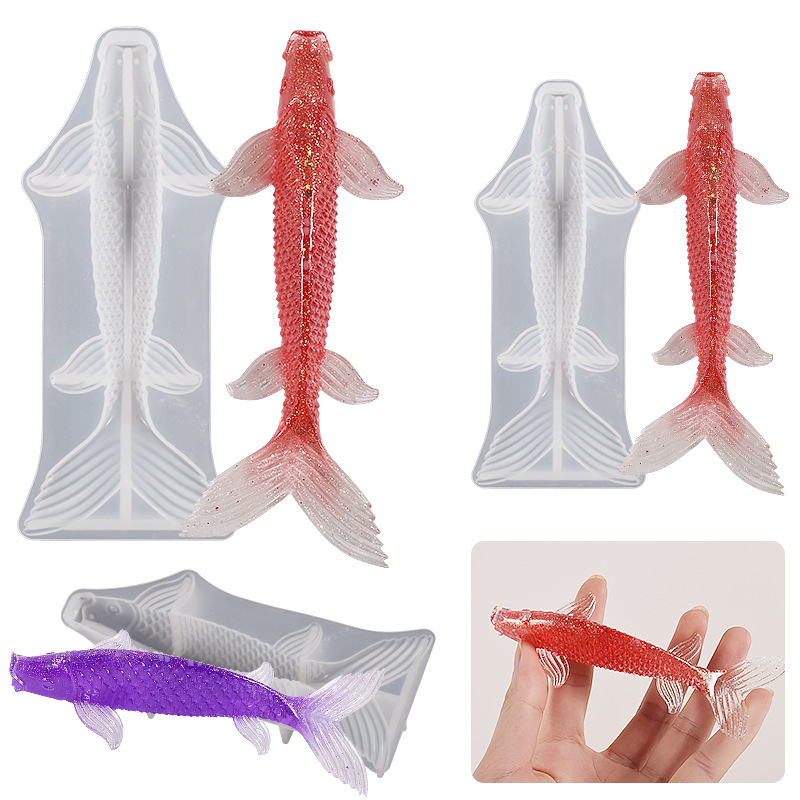 Molde de Resina Epóxi em Forma - Aquarium Fish Fishing avaliação e preço