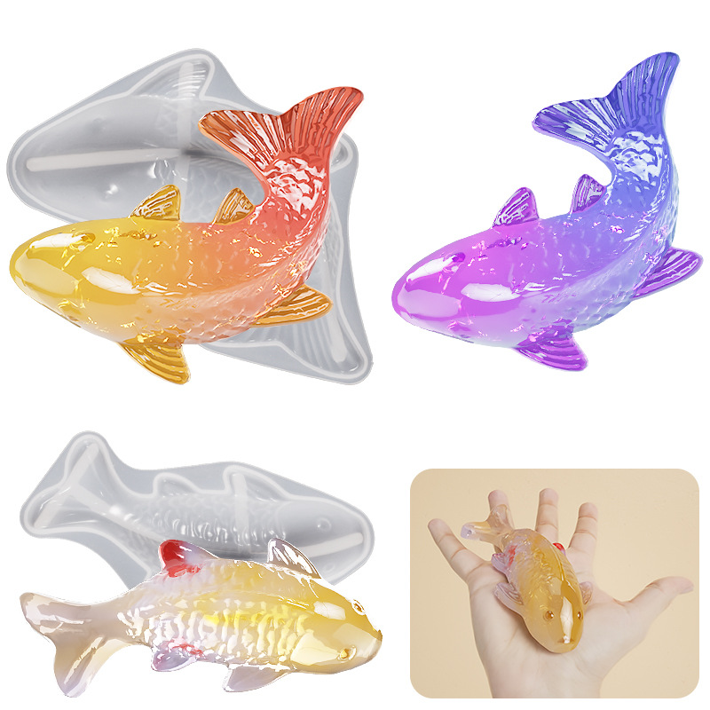 Molde de Resina Epóxi em Forma - Aquarium Fish Fishing avaliação e preço
