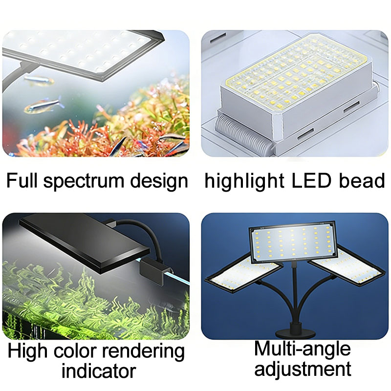 Luz LED de espectro completo p - Aquarium Fish Lamp avaliação e preço