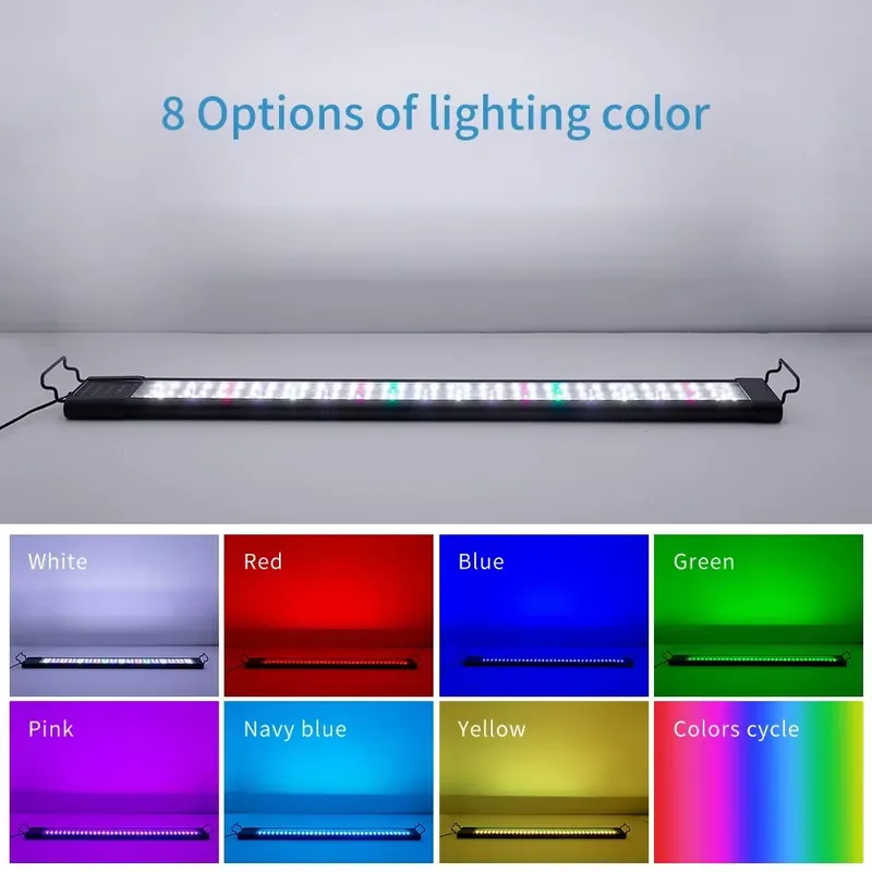 Luz LED Programável para Aquár - Aquarium Fish Lamp avaliação e preço