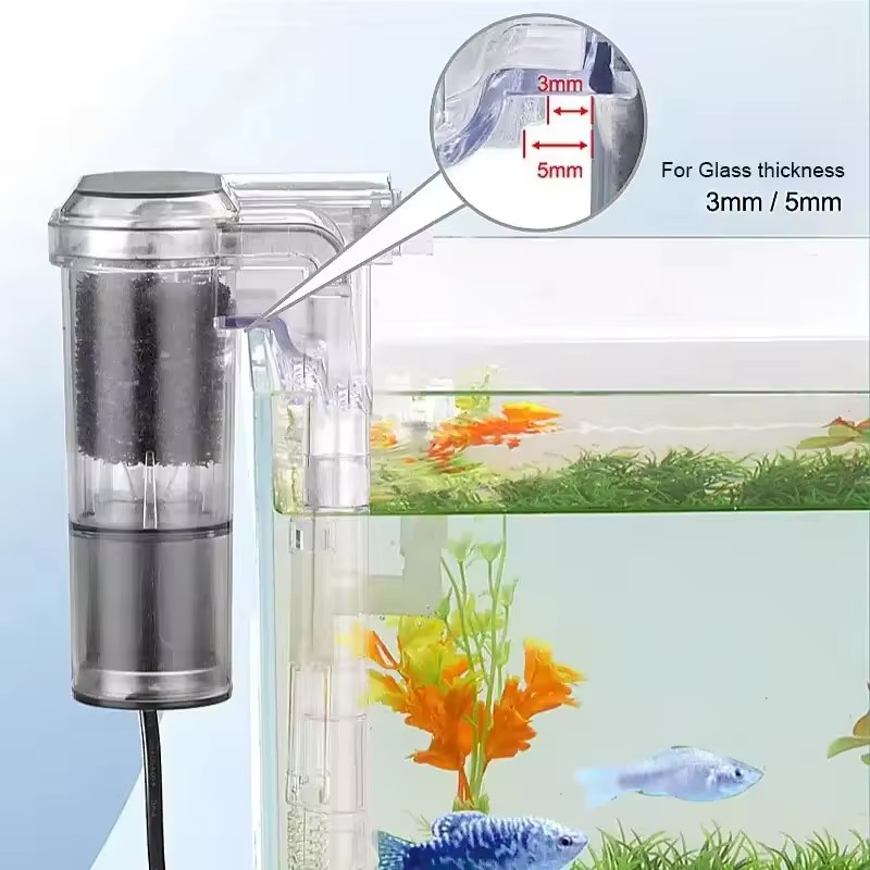 Mini filtro de aquário 3 em 1  - Aquarium Fish Background avaliação e preço