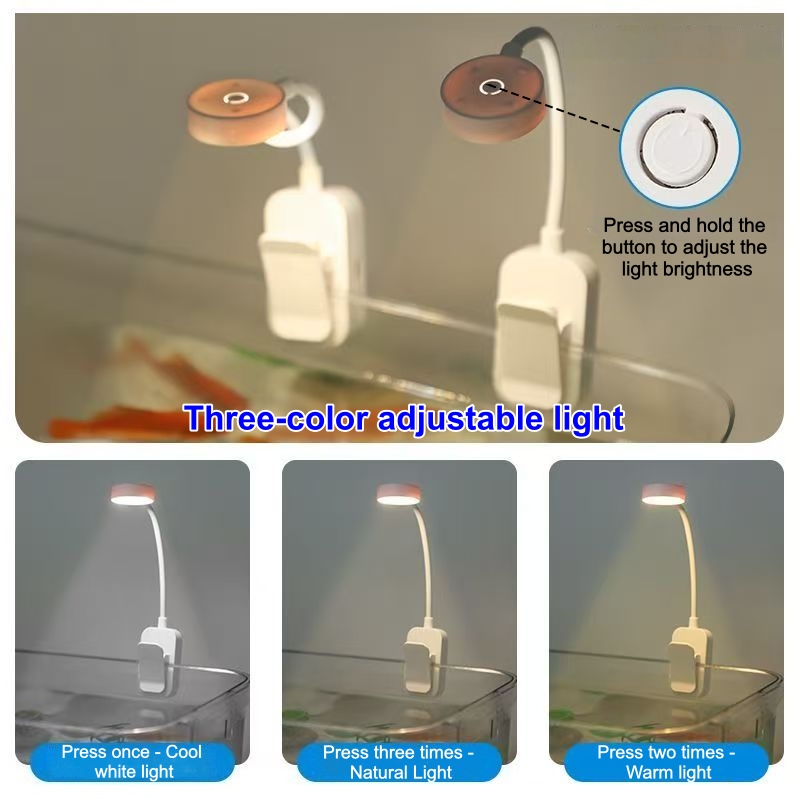 Luz LED para aquário com clipe - Aquarium Fish Colorful avaliação e preço