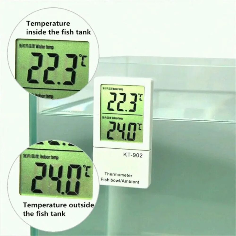 Lcd display digital mini aquár - Aquarium Thermometer avaliação e preço