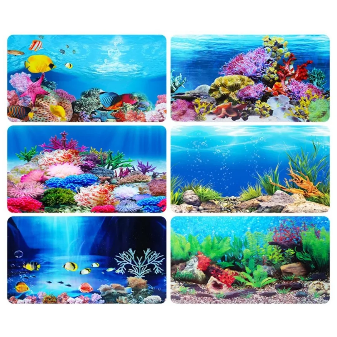 Fundo aquário 3d adesivo carta - Aquarium Fish Background avaliação e preço