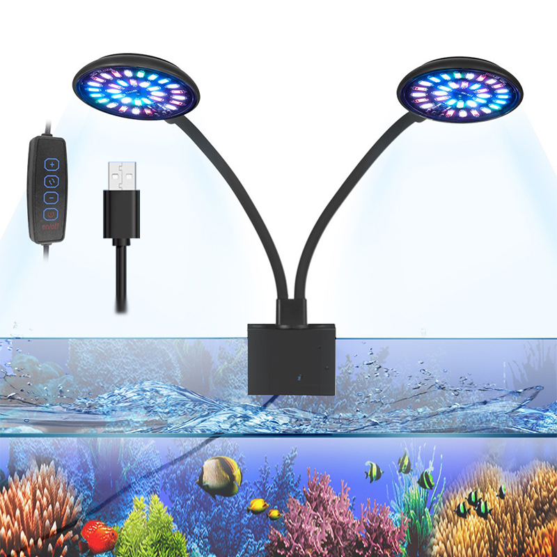 Usb aquário led luz tanque de  - Aquarium Fish Lamp avaliação e preço