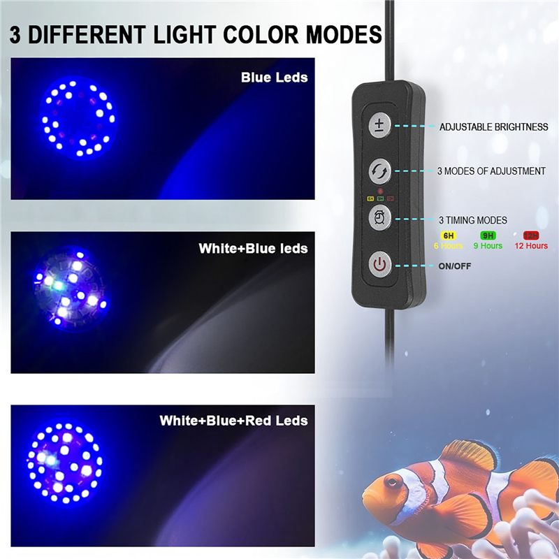 30w aquário tanque de peixes á - Aquarium Fish Lamp avaliação e preço