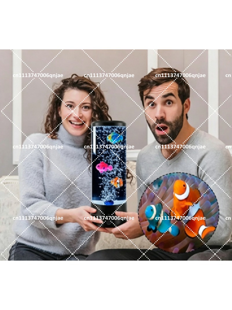 Aquário Eletrônico LED de Simu - Aquarium Fish Lamp avaliação e preço
