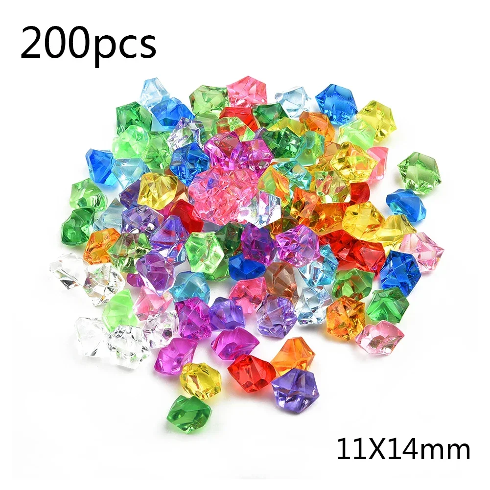 200 pçs pedra preciosa acrílic - Aquarium Fish Colorful avaliação e preço