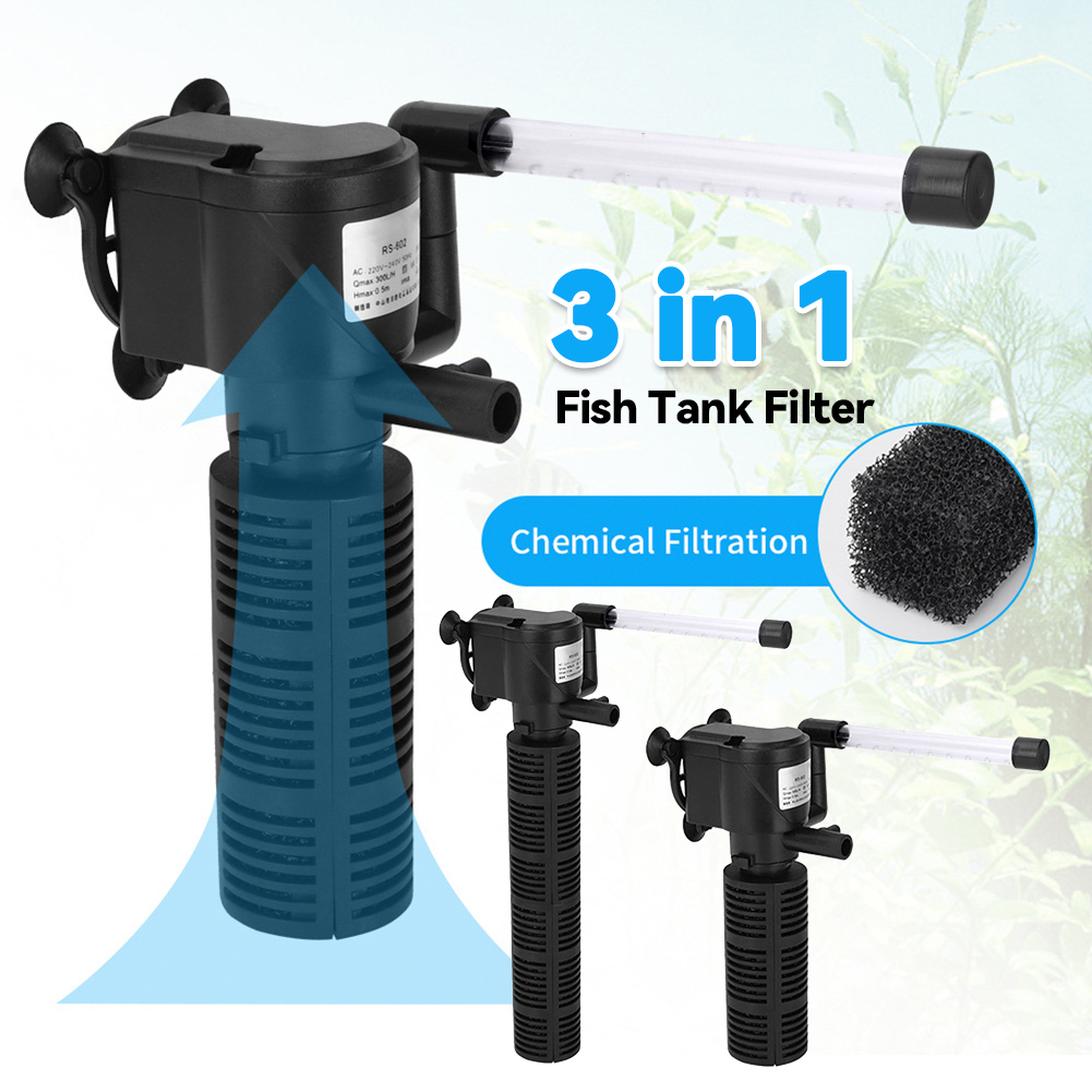Filtro Interno 3 em 1 para Aqu - Aquarium Fish Waste Collector avaliação e preço