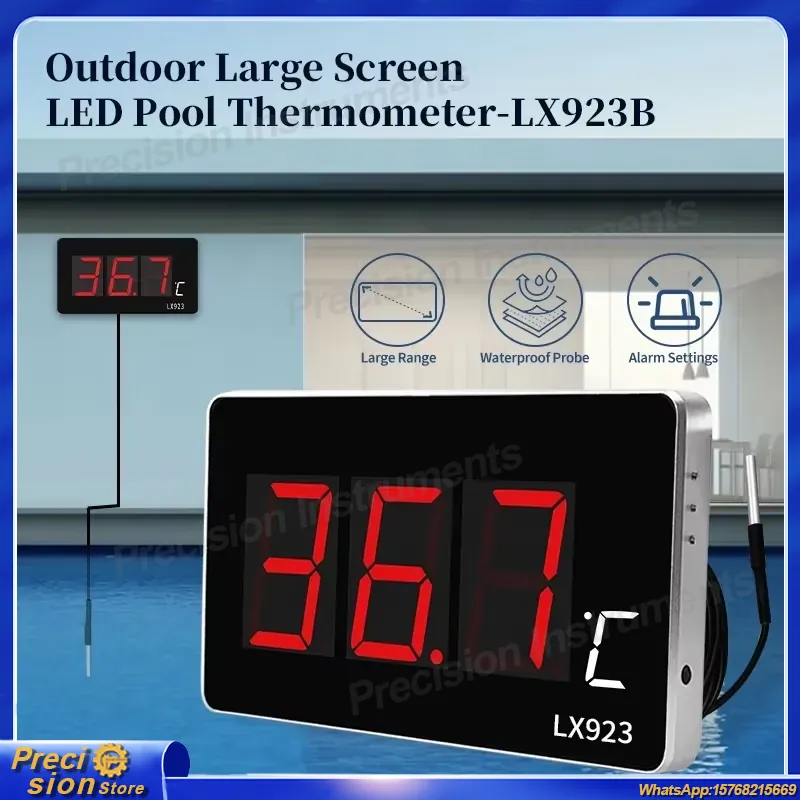 Termômetro Digital para Piscin - Aquarium Thermometer avaliação e preço